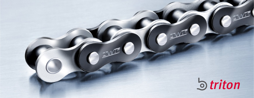High-tech coating protects against corrosion and wear: the new b.triton high-performance roller chains from iwis